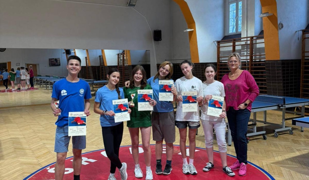 II Szkolne zawody tenisa stołowego